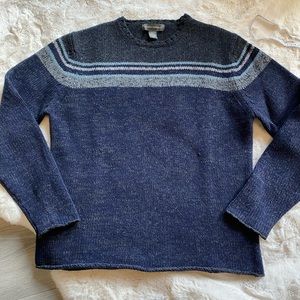 Banana republic sweater for men L. Used. Color navy blue. Check pics 4 details